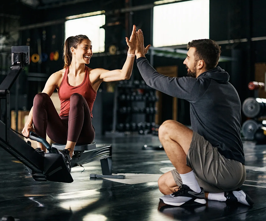 Gym members